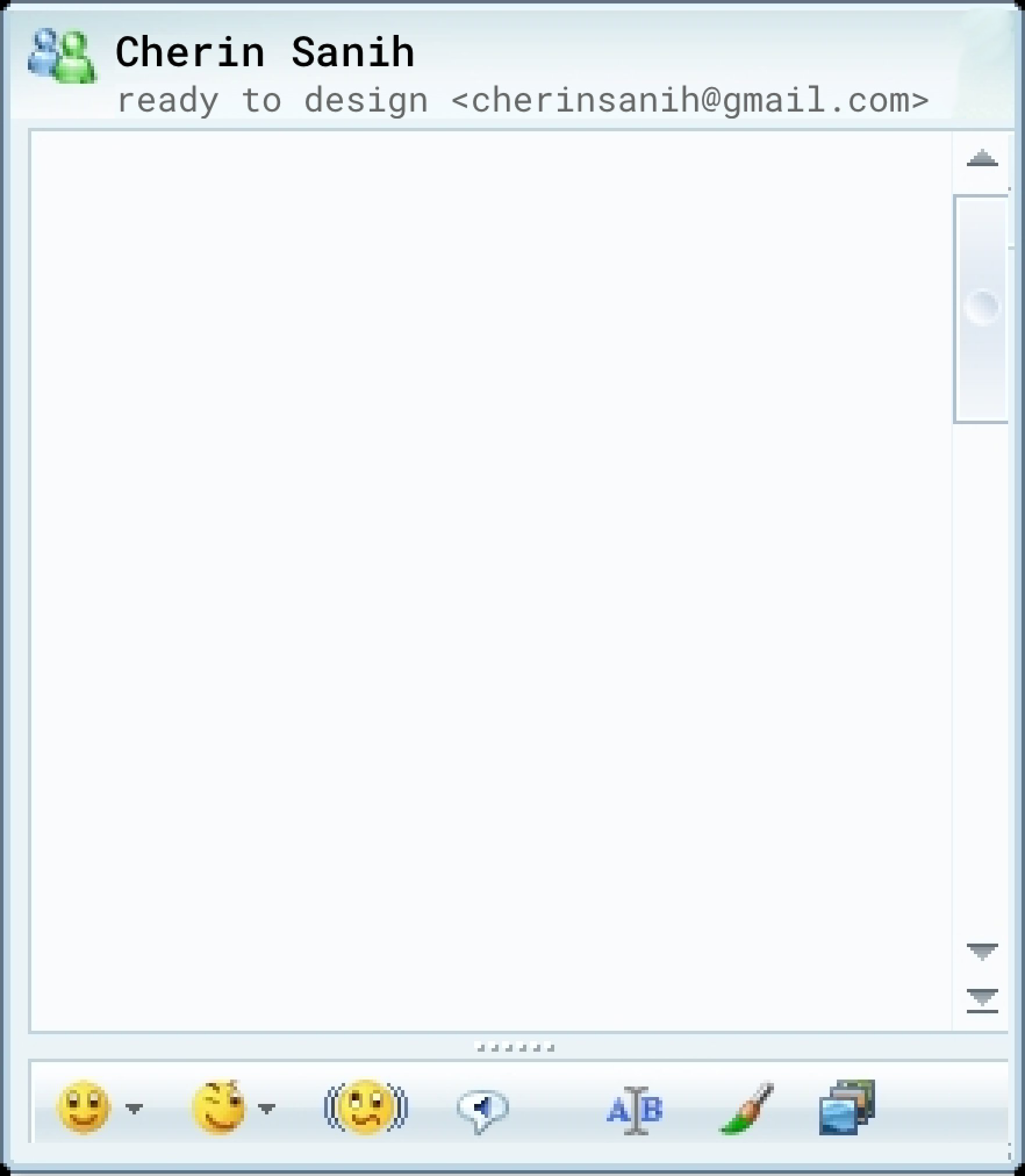 Cherin Sanih — MSN Messenger (mobile)